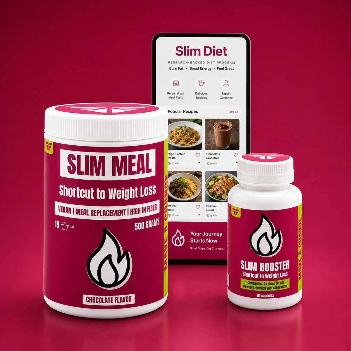 SLIM COMBO (SLIM BOOSTER + SLIM MEAL + SLIM DIET)